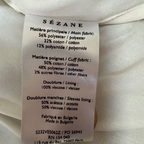 Sezane Plaid Quilted Will Jacket - Picture 10 of 12